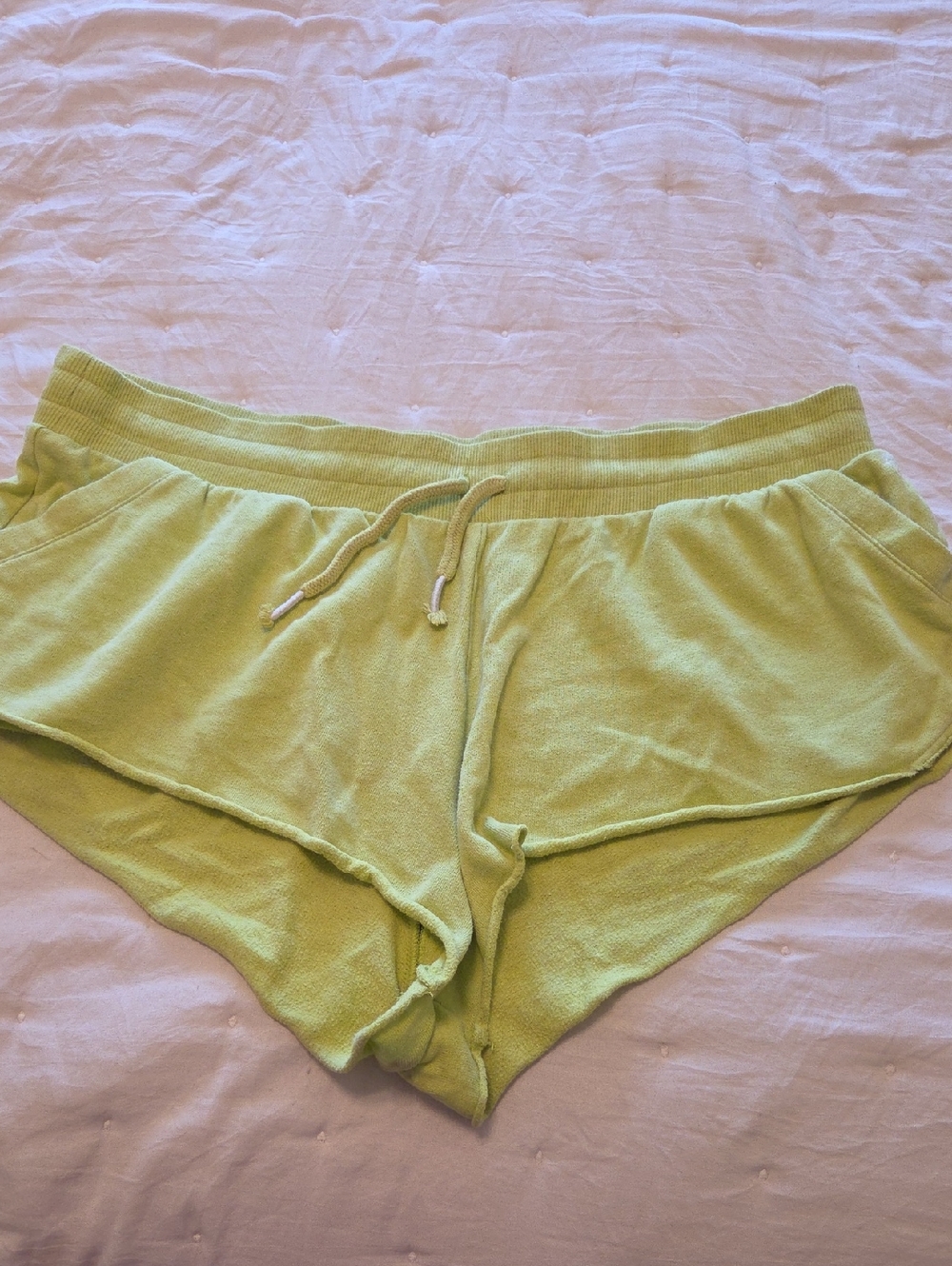 Victoria's Secret Lime Green Terry Cloth Shorts